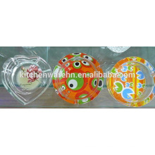 Haonai Factory direct Hot Promotional glass printed ashtrays custom